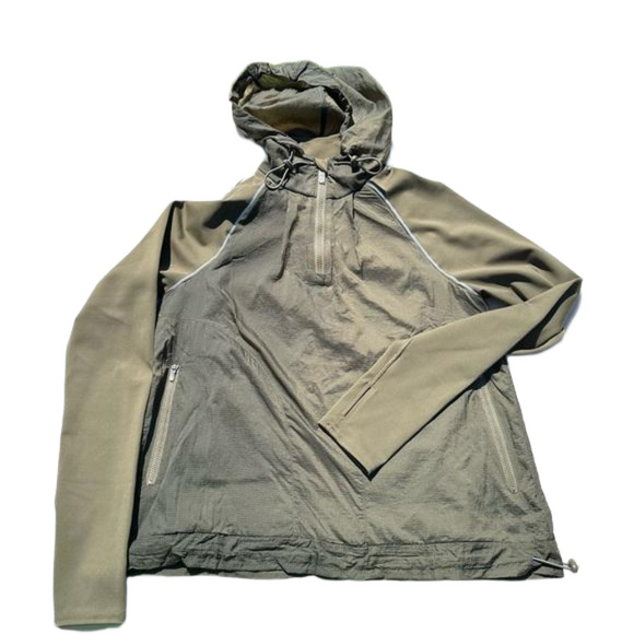 NWT Outdoor Voices FrostKnit Hooded Green Running Jacket - Picture 9 of 16